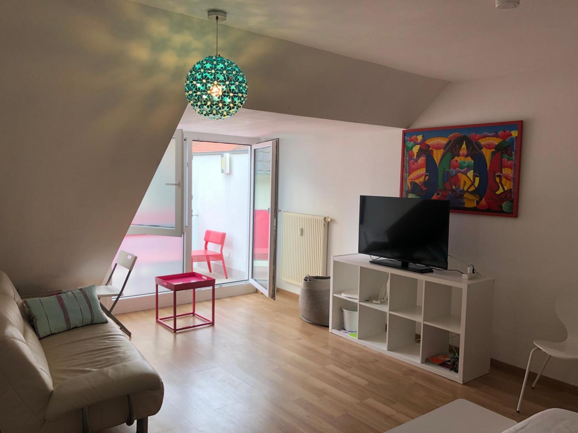 Studio Ochsenfurt Mit Sonnigem Balkon Zewnętrze zdjęcie
