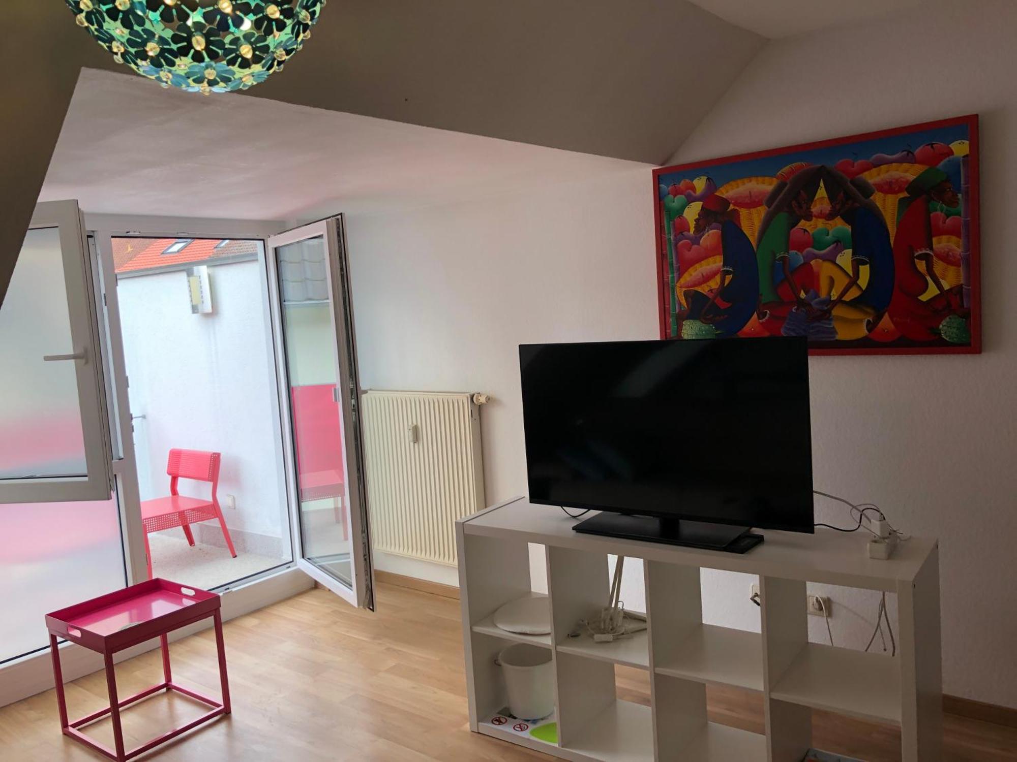 Studio Ochsenfurt Mit Sonnigem Balkon Zewnętrze zdjęcie